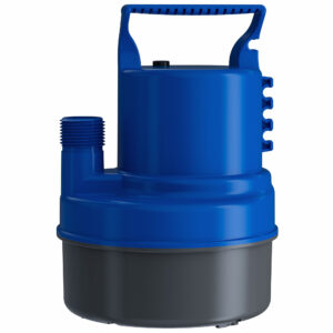 1/2HP Small Water Pump 2200GPH Submersible Sump Pump For Basements Garden Pond Pool Flooded Water Removal With 16.4 Ft Power Cord and Hose Adapters